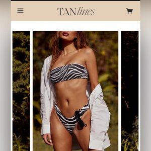 Tan Lines Zebra bikini